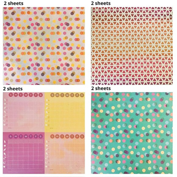 Craft Smith Working on My Fitness Yoga Week Chart 12x12 Paper Pad 35 Sheets - Picture 4 of 12